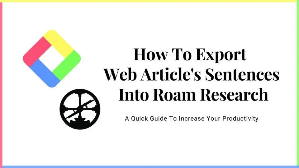 How to Export Highlights and Notes into Roam Research