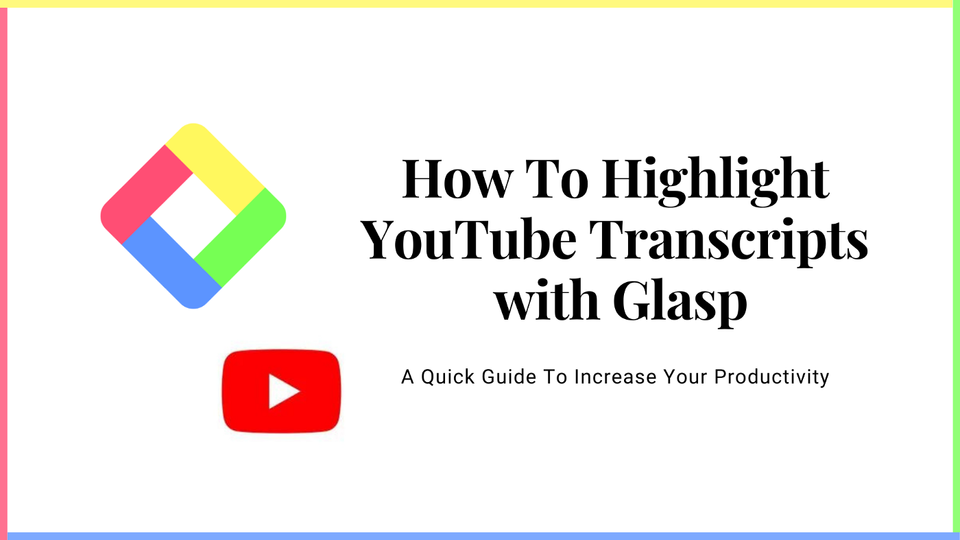 How to highlight YouTube transcript