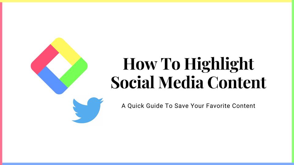 How to Highlight Twitter, Facebook, and Linkedin Posts?