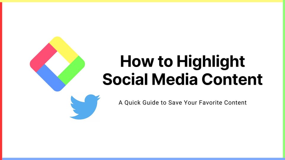 How to Highlight Twitter, Facebook, and Linkedin Posts?