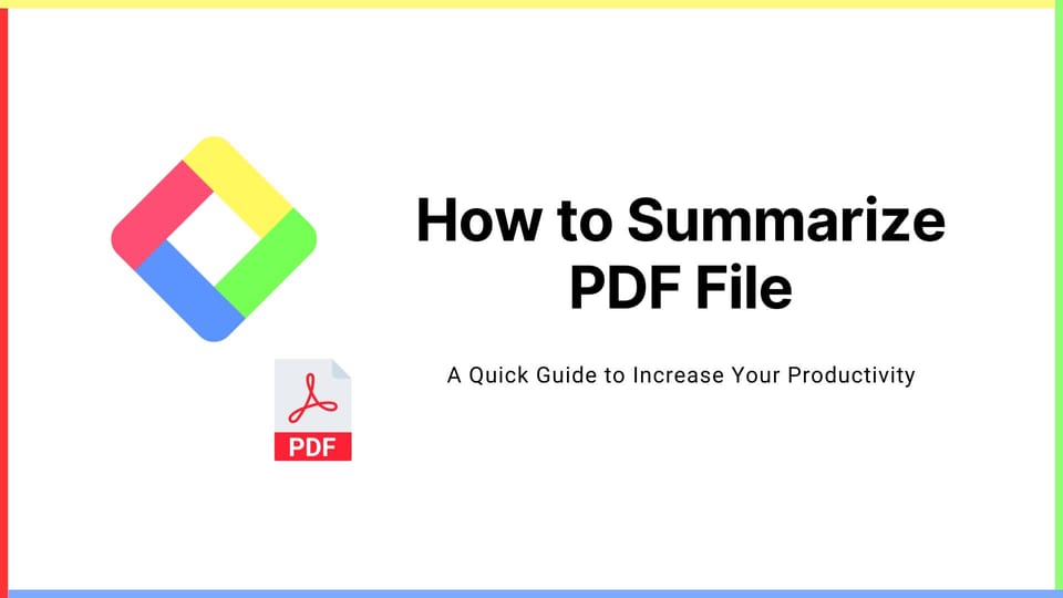 How to Summarize PDF
