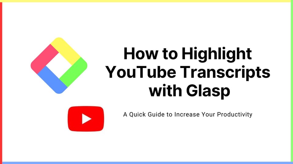 How to Highlight YouTube Transcript