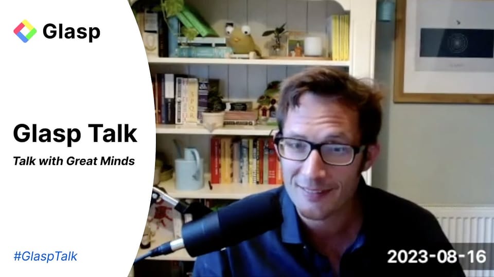 Exploring Philosophy and Writing with Author Jonny Thomson | Glasp Talk #1